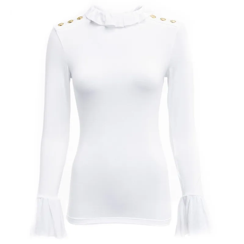 Holland Cooper Lilibet Womens Jersey Tee - White-9