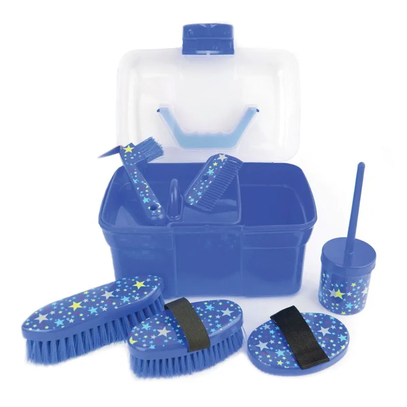 Lincoln Star Pattern Grooming Kit - Navy-1