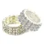 Lincoln Diamante Braiding Bands 20 Pack - Silver
