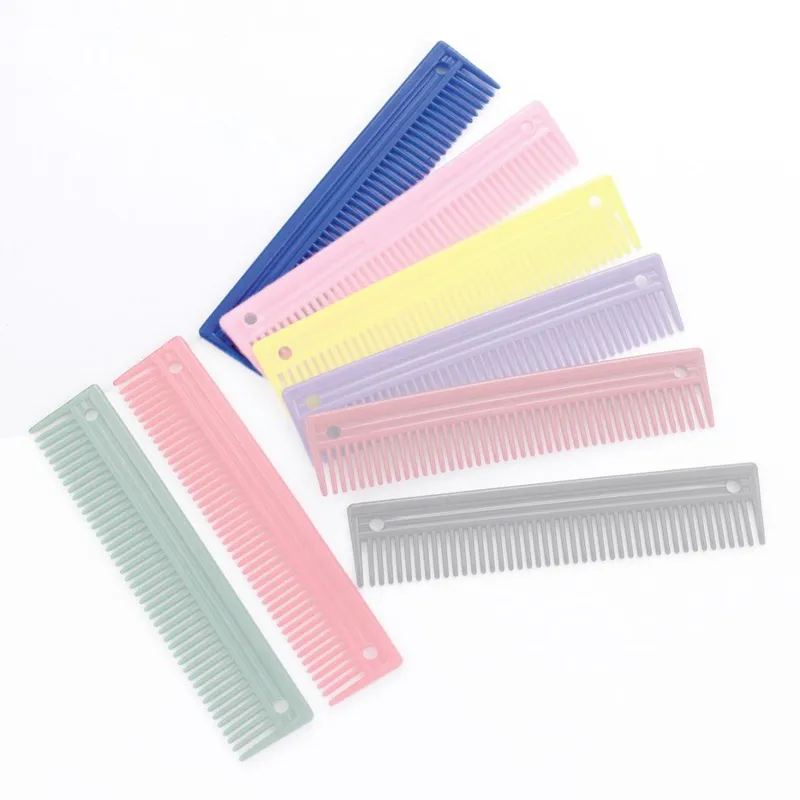 Lincoln Plastic Mane Comb - Blue-1