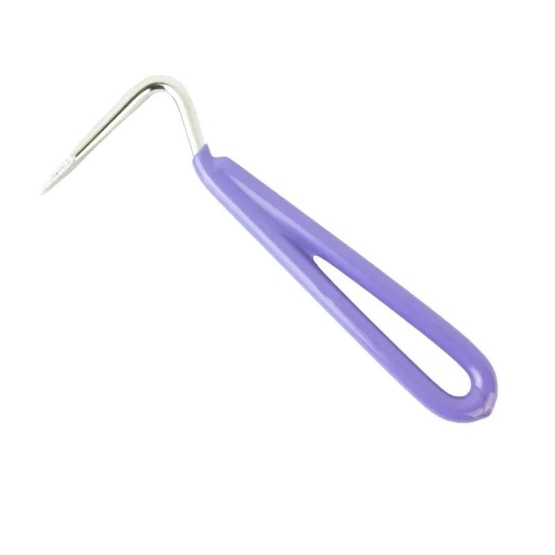 Lincoln Vinyl Handle Hoof Pick - Purple-1