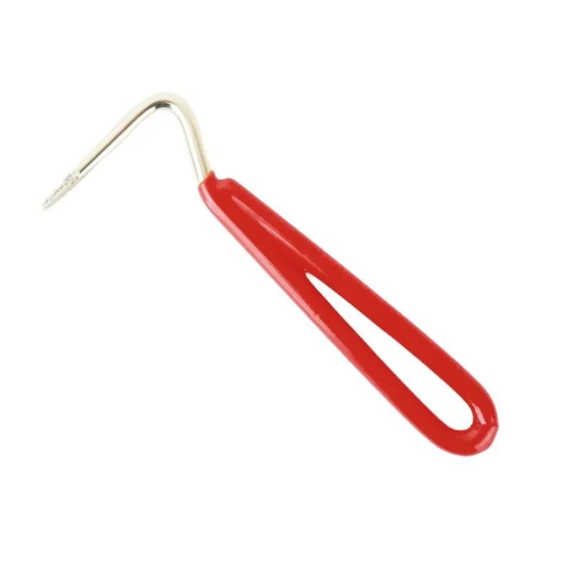 Lincoln Vinyl Handle Hoof Pick - Red-1