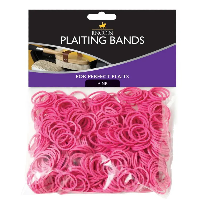 Lincoln Braiding Bands - Pink