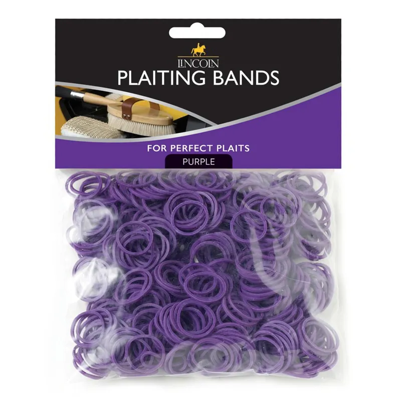 Lincoln Braiding Bands - Purple