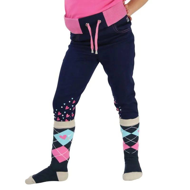 Little Rider I Love My Pony Junior Pull On Jodhpurs - Blue