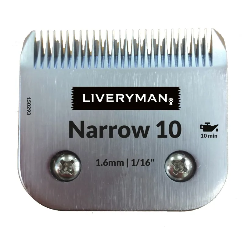 Liveryman A5 Snap-On Clipper Blades - Narrow 10 1.6mm