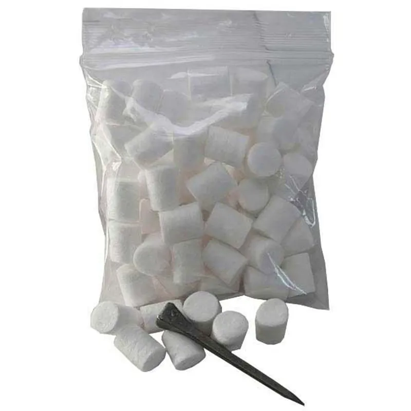 Liveryman Cotton Stud Plugs 50 Pack
