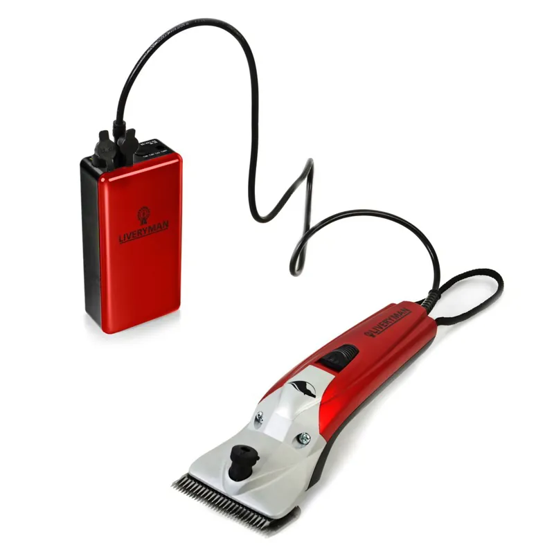Liveryman Black Beauty Horse Clippers with Lithium Battery Pack-1