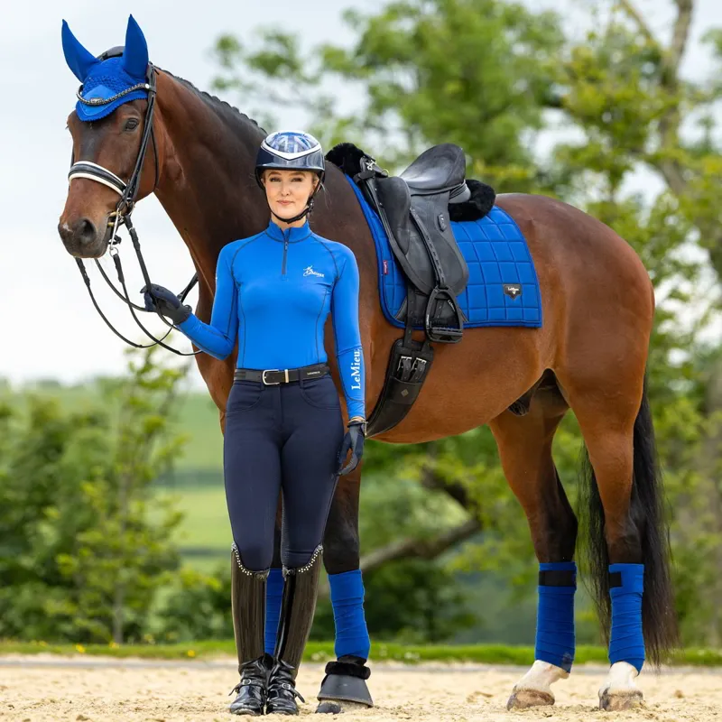 LeMieux Loire Classic Satin Dressage Pad - Benetton-8