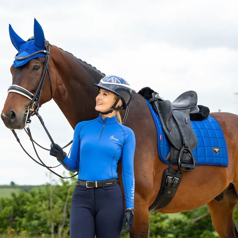 LeMieux Loire Classic Satin Dressage Pad - Benetton-6