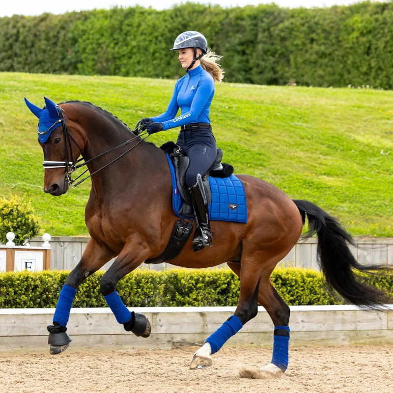 LeMieux Loire Classic Satin Dressage Pad - Benetton-3