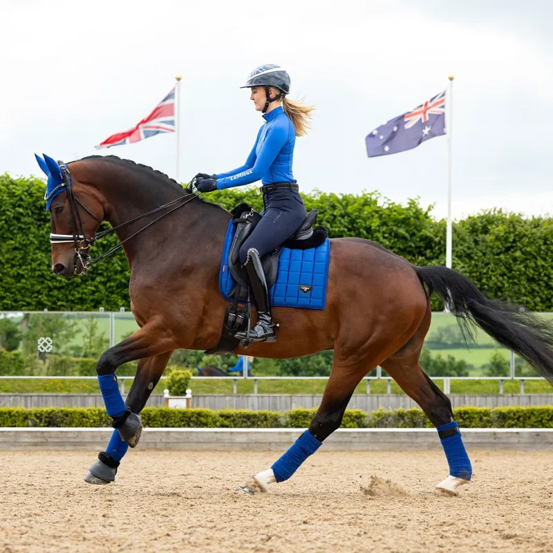 LeMieux Loire Classic Satin Dressage Pad - Benetton-2
