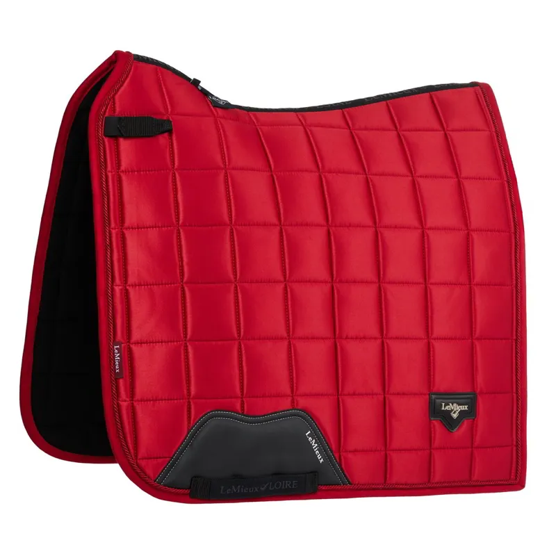 LeMieux Loire Classic Satin Dressage Square - Chili