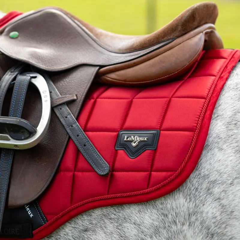LeMieux Loire Classic Satin GP Square - Chilli-6
