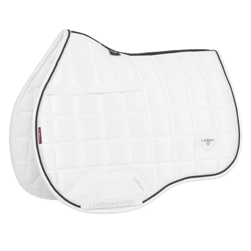 LeMieux Loire Classic Satin GP Saddle Pad - White