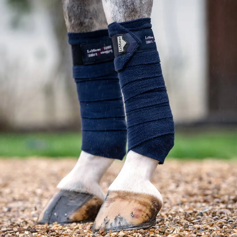 LeMieux Loire Polo Wraps - Navy-2