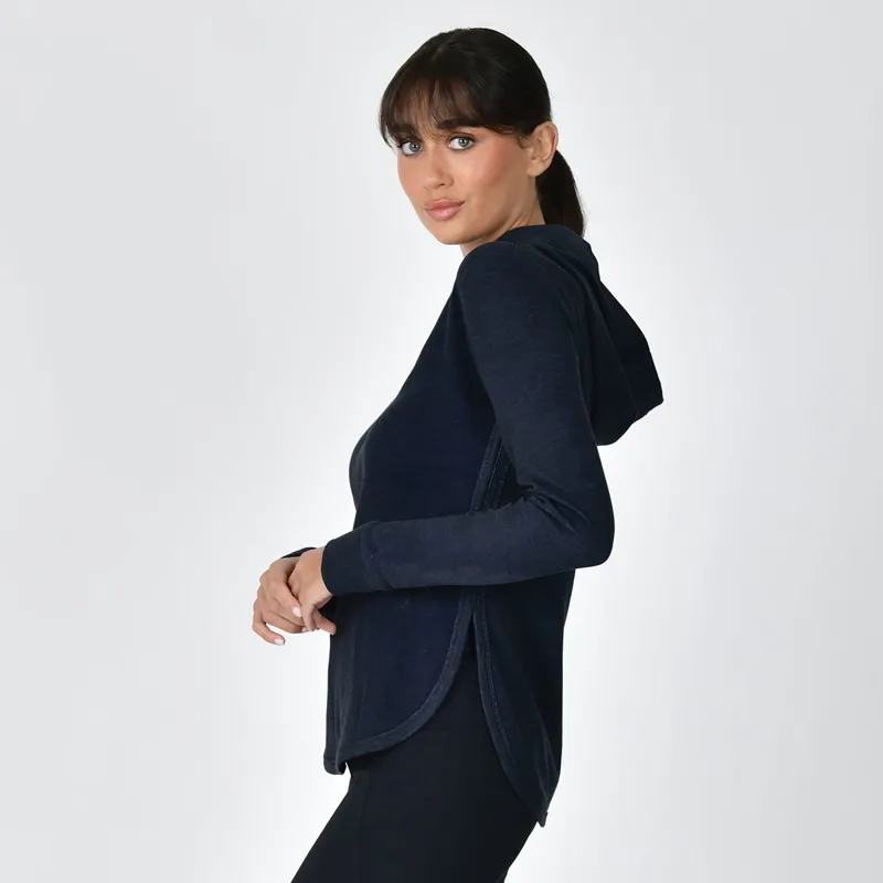 WeatherBeeta London Women's Layer Hoodie - Navy Marble-3