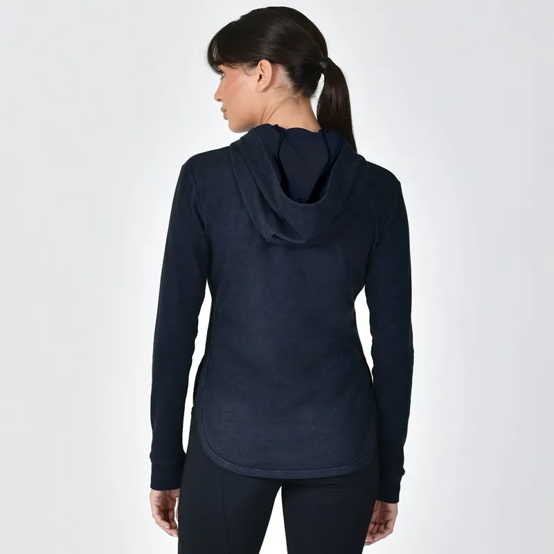 WeatherBeeta London Women's Layer Hoodie - Navy Marble-2