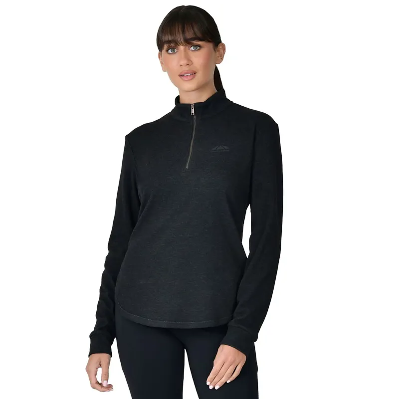 WeatherBeeta London Women's Long Sleeve Top - Black Marble