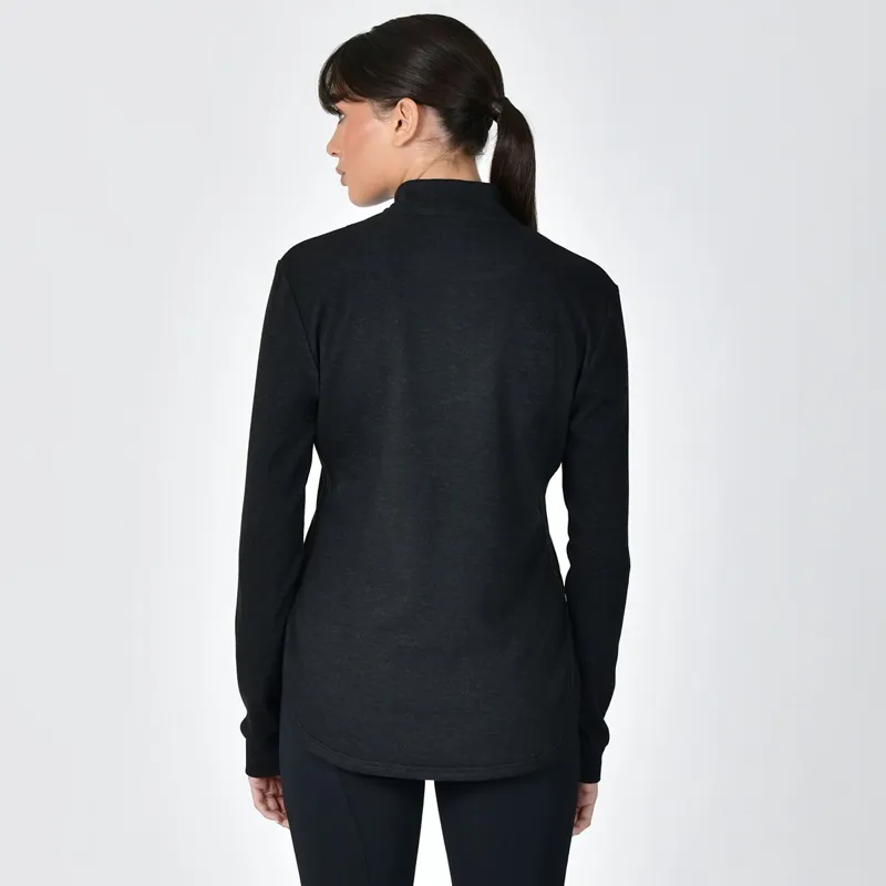 WeatherBeeta London Women's Long Sleeve Top - Black Marble-2