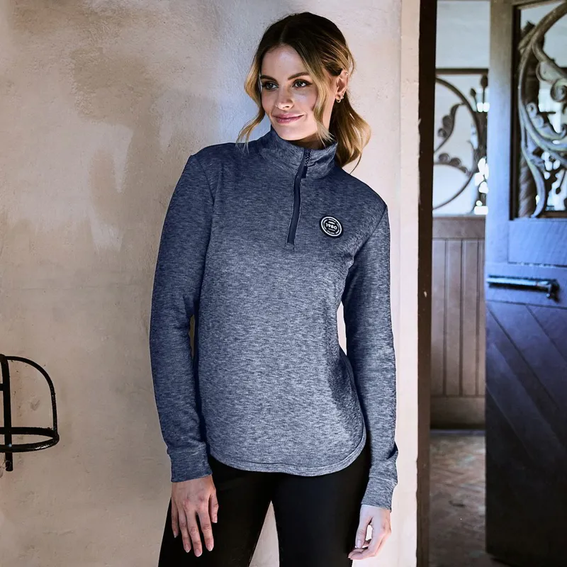 WeatherBeeta London Women's Long Sleeve Top - Navy Iris-7