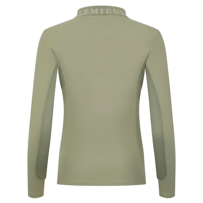 LeMieux Sport Women's Long Sleeve Polo Shirt - Fern-1