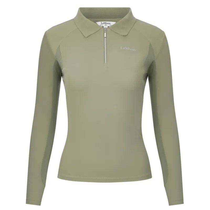 LeMieux Sport Women's Long Sleeve Polo Shirt - Fern