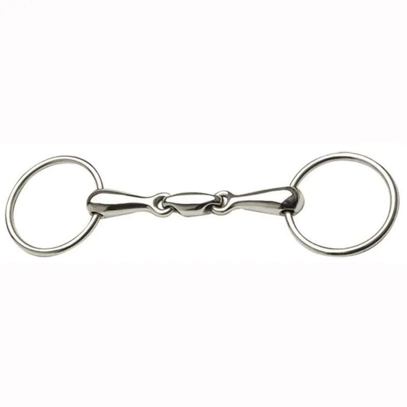 Korsteel Loose Ring Oval Link Snaffle Bit-1