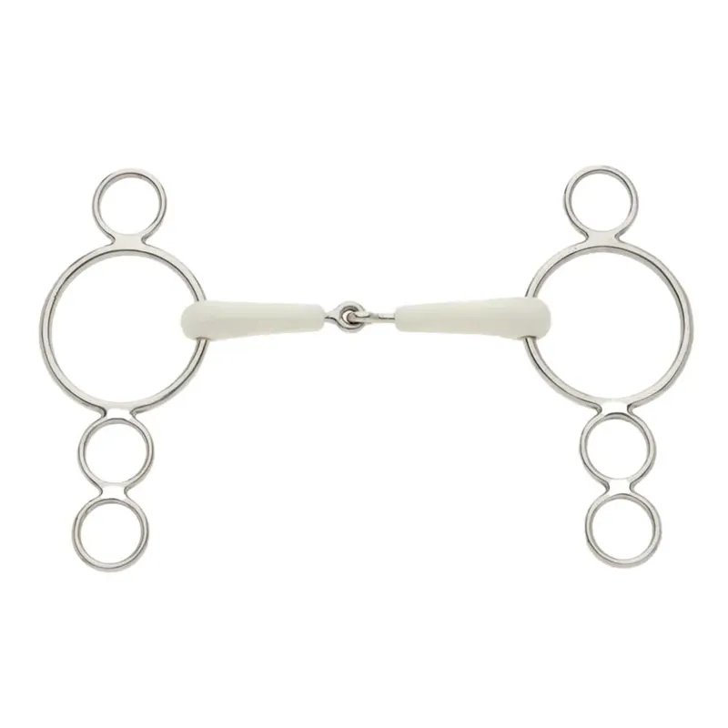 Lorina Flexi 3 Ring Jointed Dutch Gag Bit