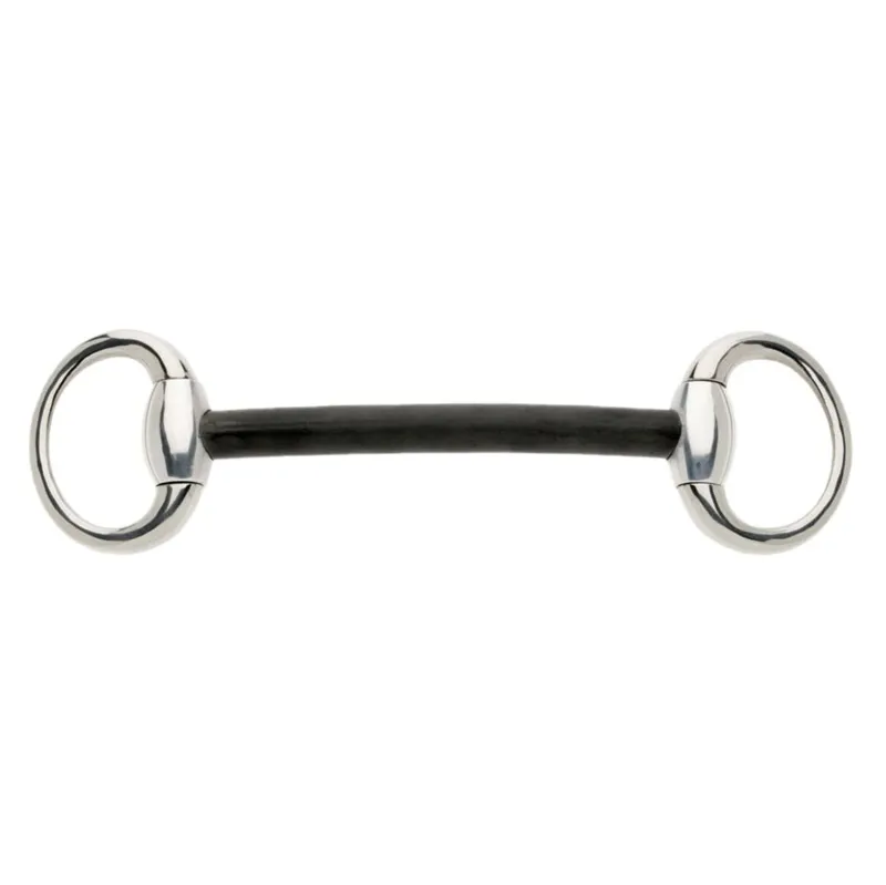 Lorina Nylon Mullen Mouth Eggbutt Snaffle Bit