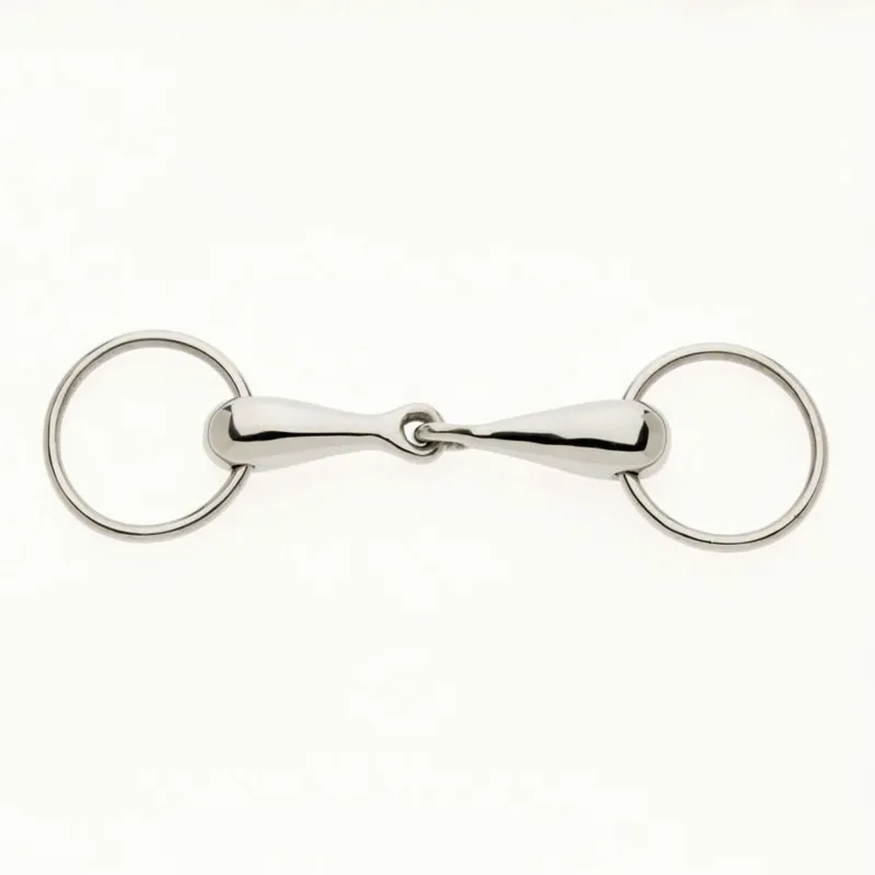 Lorina German Hollow Mouth Jointed Loose Ring Snaffle Bit