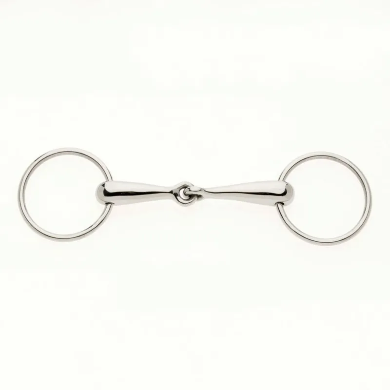 Lorina Thin German Hollow Mouth Loose Ring Jointed Snaffle Bit