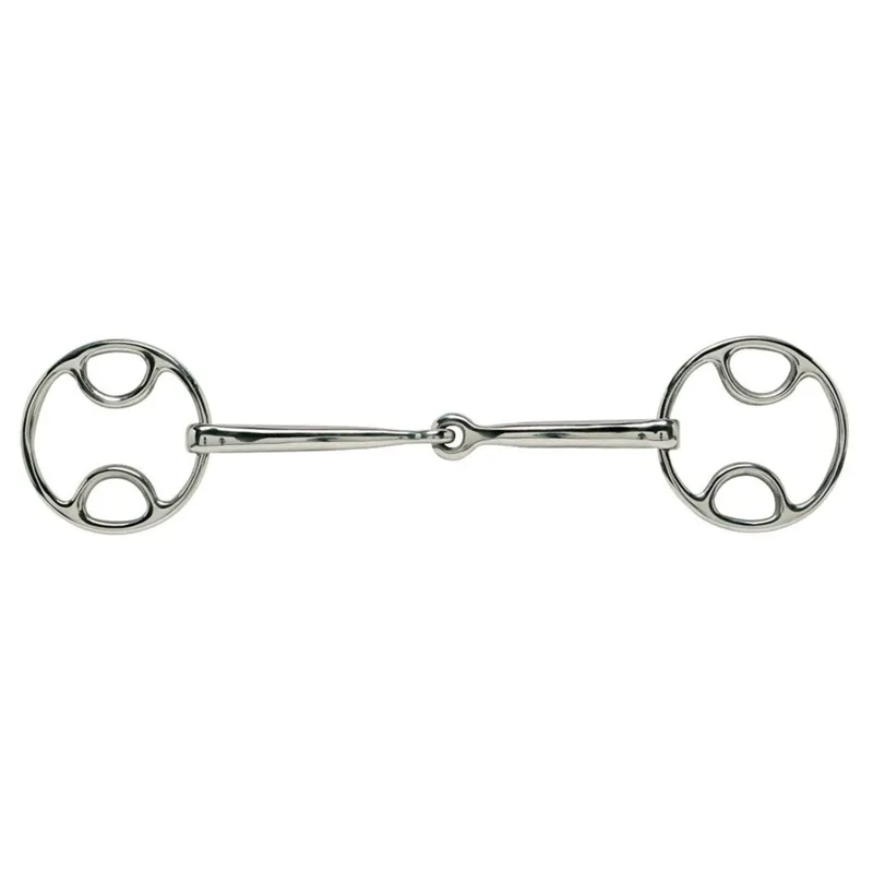 Lorina Loop Ring Jointed Snaffle Bit-1