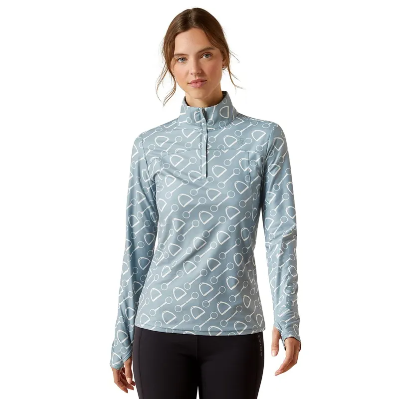 Ariat Lowell 3.0 1/4 Zip Women's Base Layer - Hardwear Print