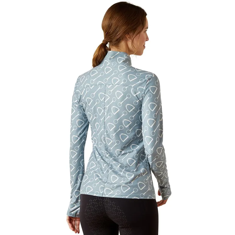 Ariat Lowell 3.0 1/4 Zip Women's Base Layer - Hardwear Print-1