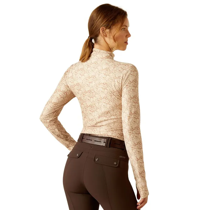 Ariat Lowell 3.0 1/4 Zip Women's Base Layer - Land Of Horses-3