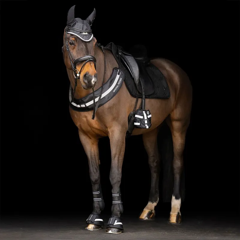 Imperial Riding Luminous Fly Veil - Black-4