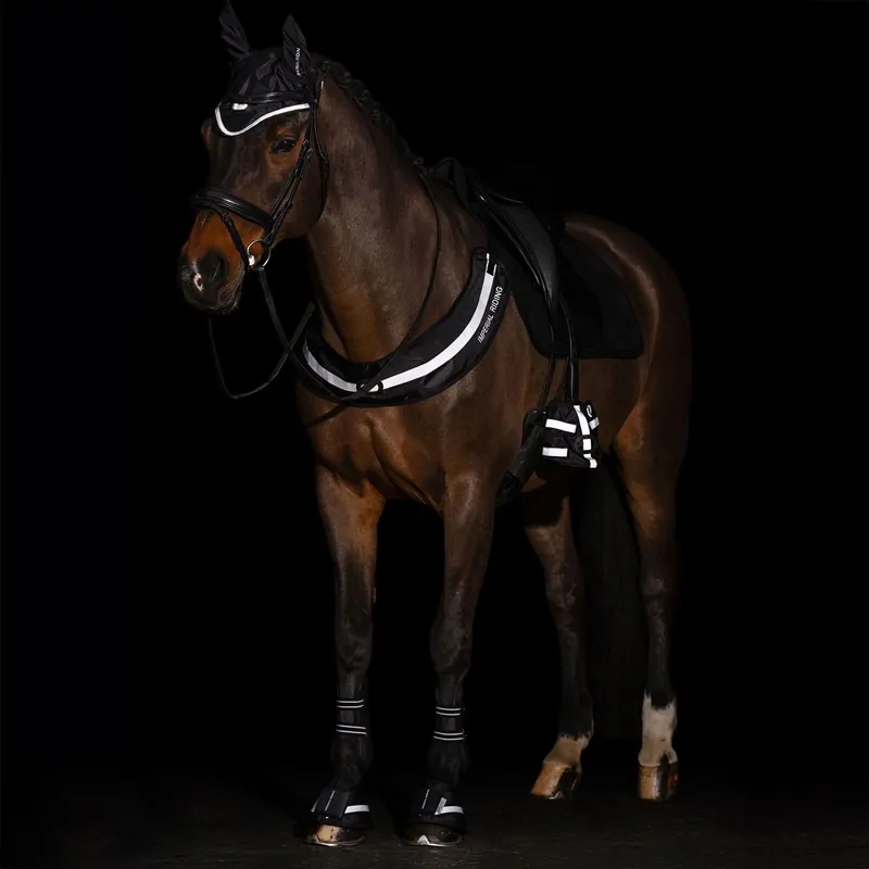 Imperial Riding Luminous Fly Veil - Black-3