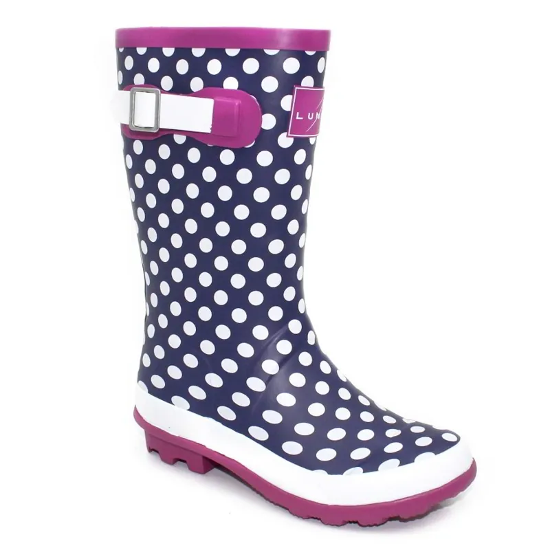 Lunar Ankle Junior Rain Boots - Dotty