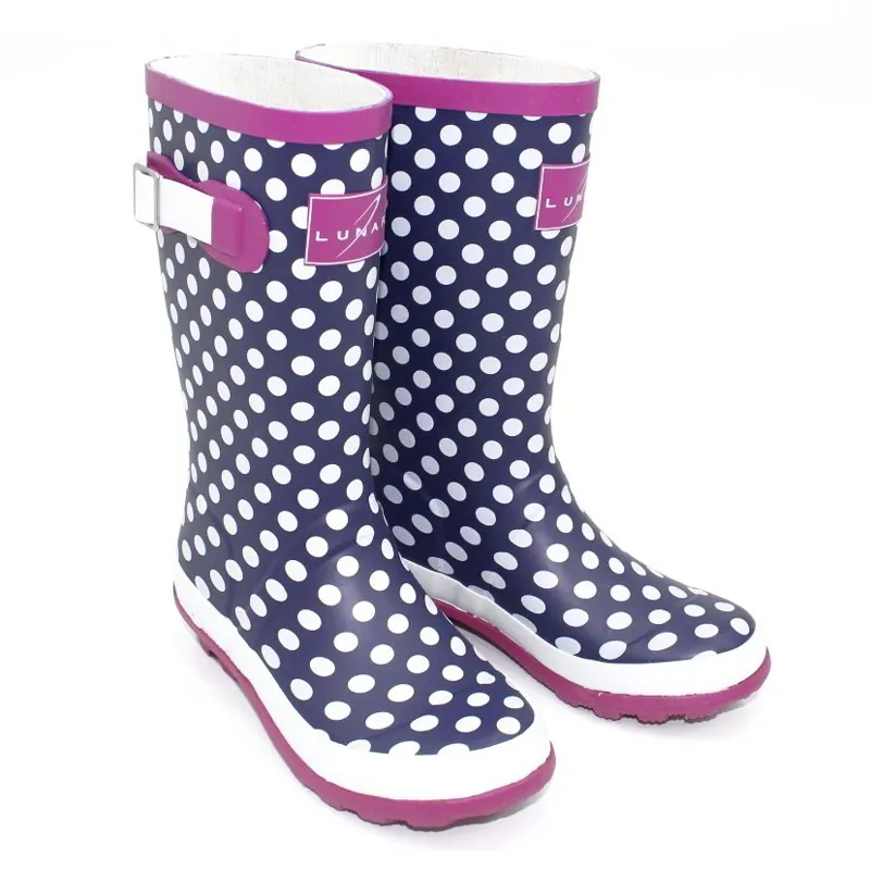 Lunar Ankle Junior Rain Boots - Dotty-1