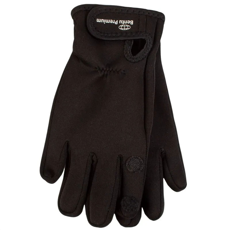 Platinum Lune Neoprene Riding Gloves - Black