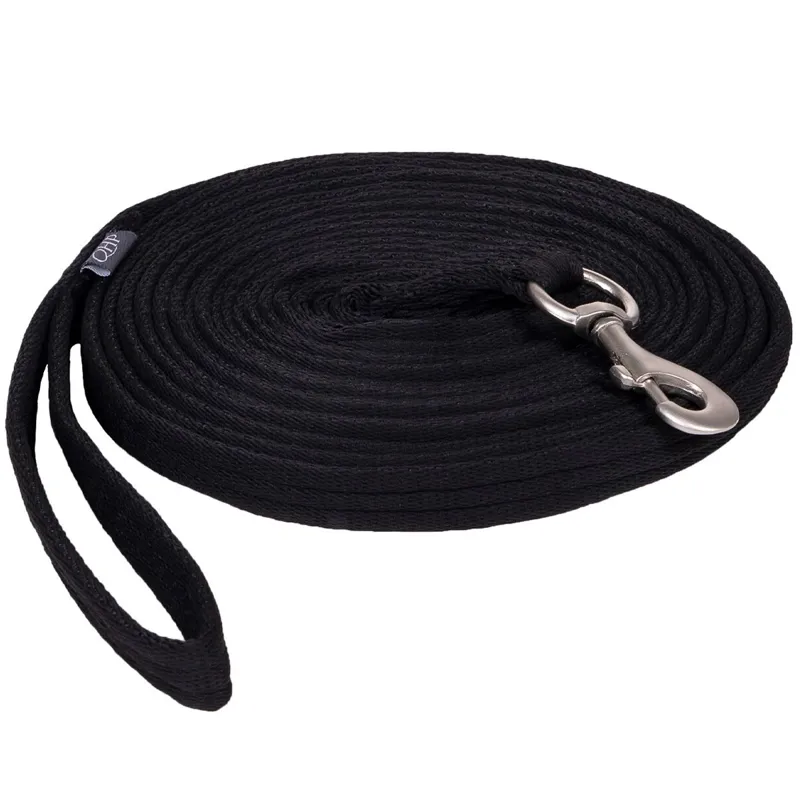 QHP Lunge Line in Bag - Black
