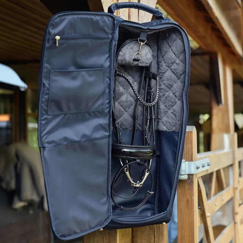 LeMieux Luxe Bridle Bag - Navy-2