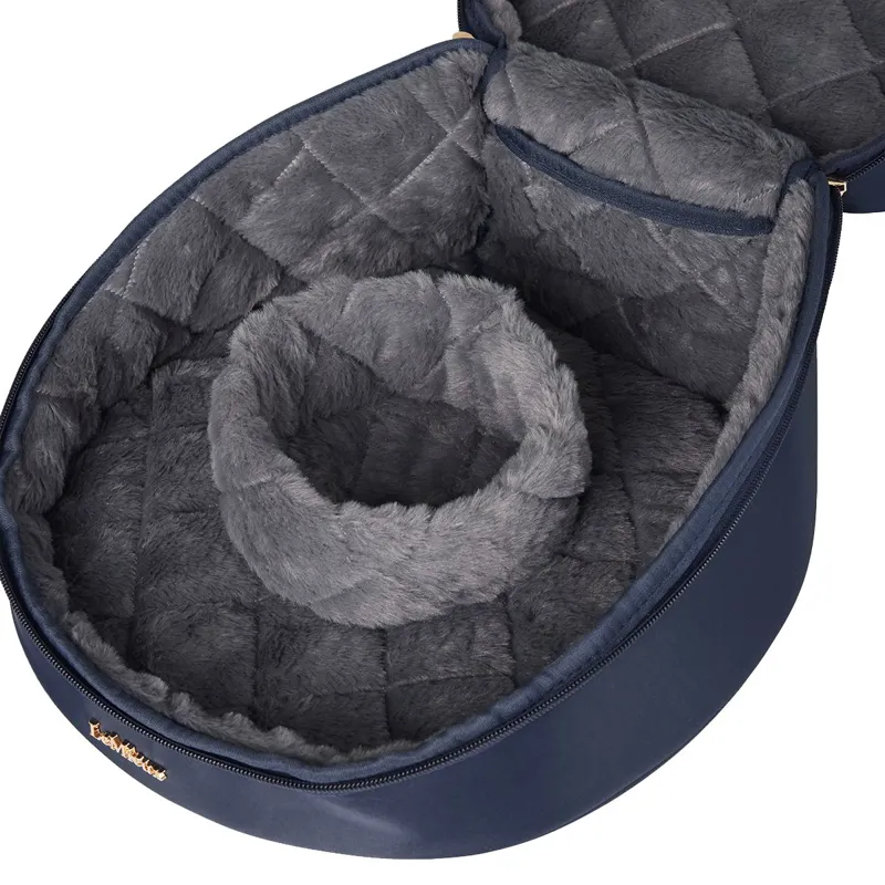 LeMieux Luxe Helmet Case - Navy-2