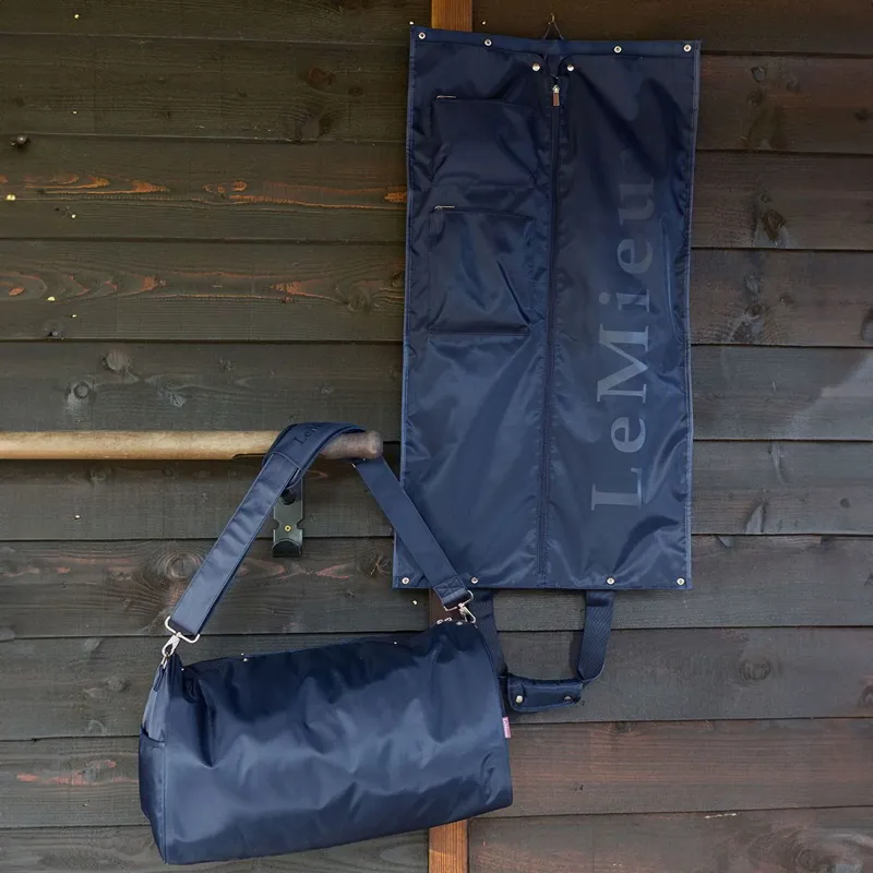 LeMieux Luxe Show Jacket Garment Bag - Navy-8