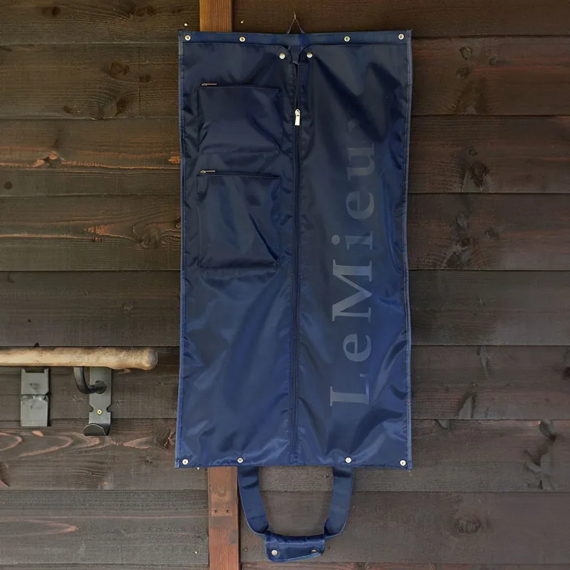 LeMieux Luxe Show Jacket Garment Bag - Navy-7
