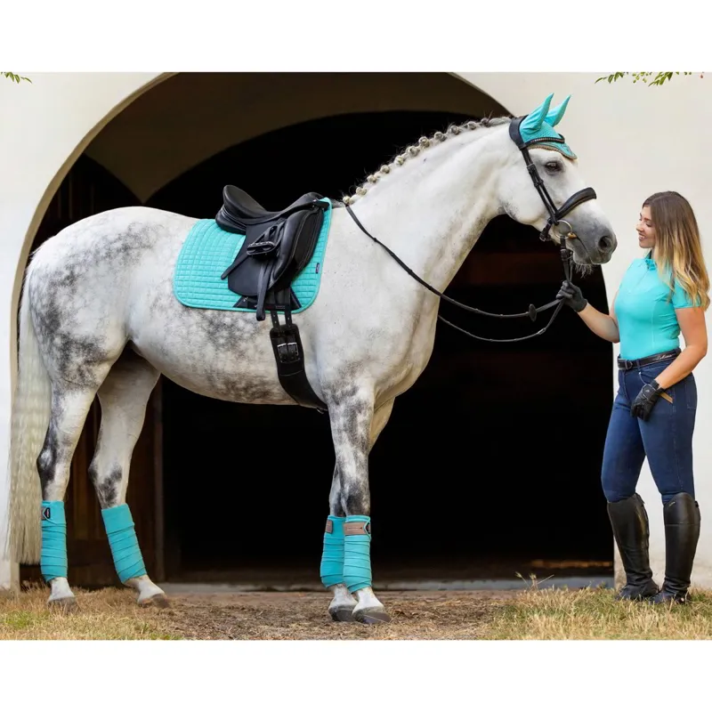 LeMieux Luxury Polo Wraps: Azure-3