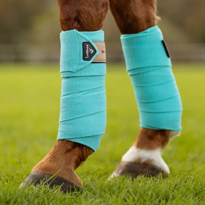 LeMieux Luxury Polo Wraps: Azure-2