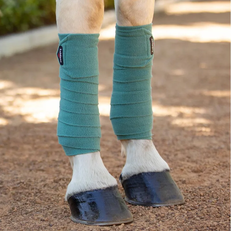 LeMieux Luxury Polo Wraps - Sage-2