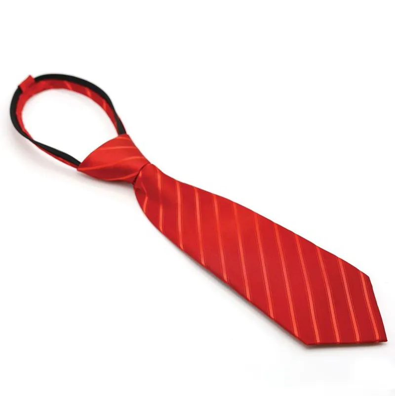 Equetech Luxury Pre-tied Junior Show Tie - Red